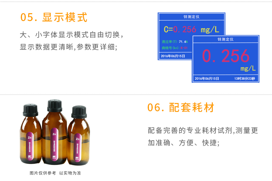 連華科技LH-ZN3H重金屬鋅測(cè)定儀